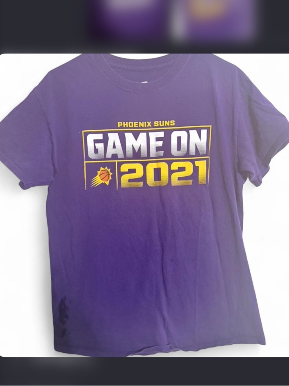 Fanatics Purple Phoenix Suns "Game On 2021" Graphic Tee